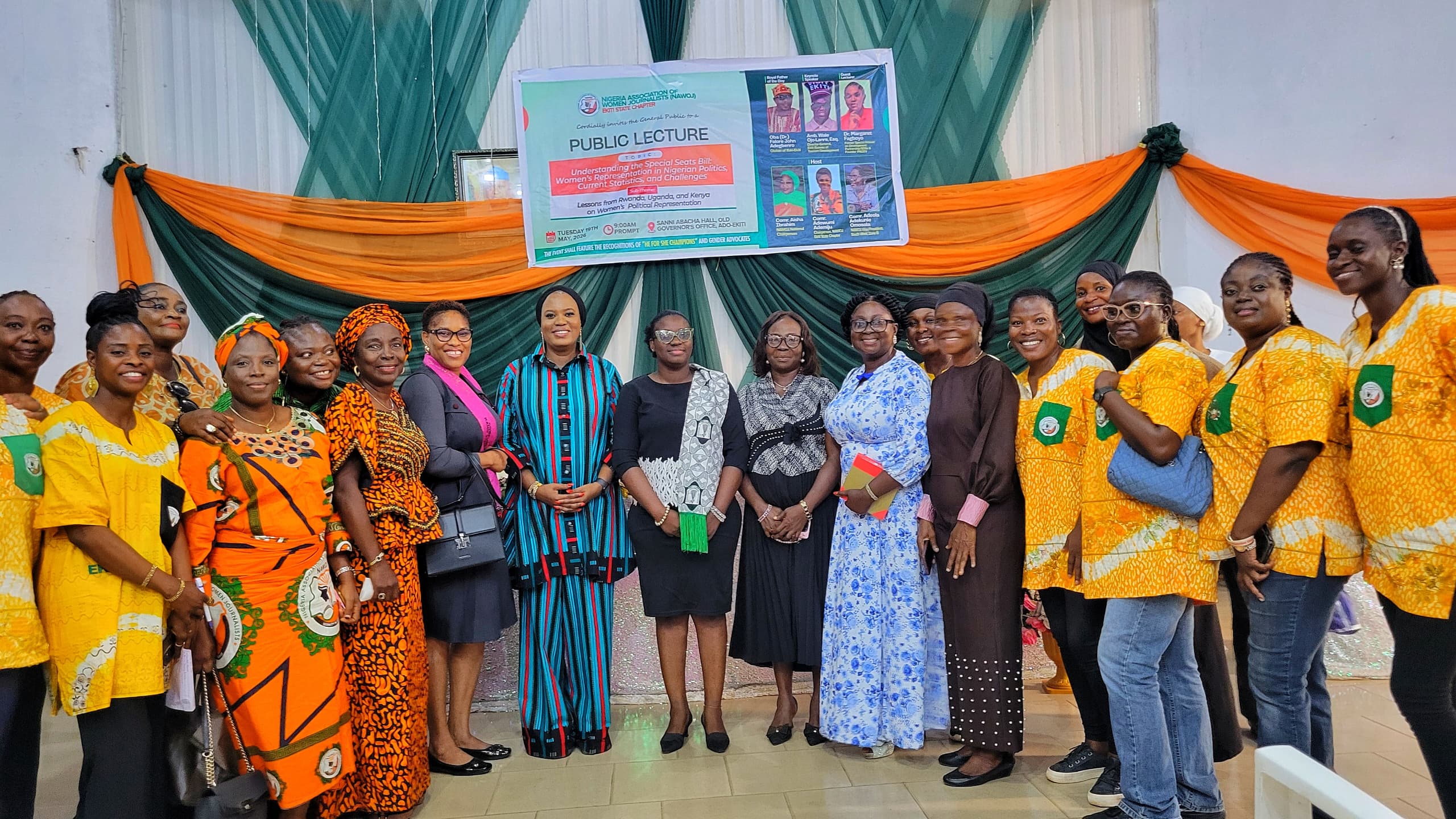 Group photograph with NAWOJ members and guests